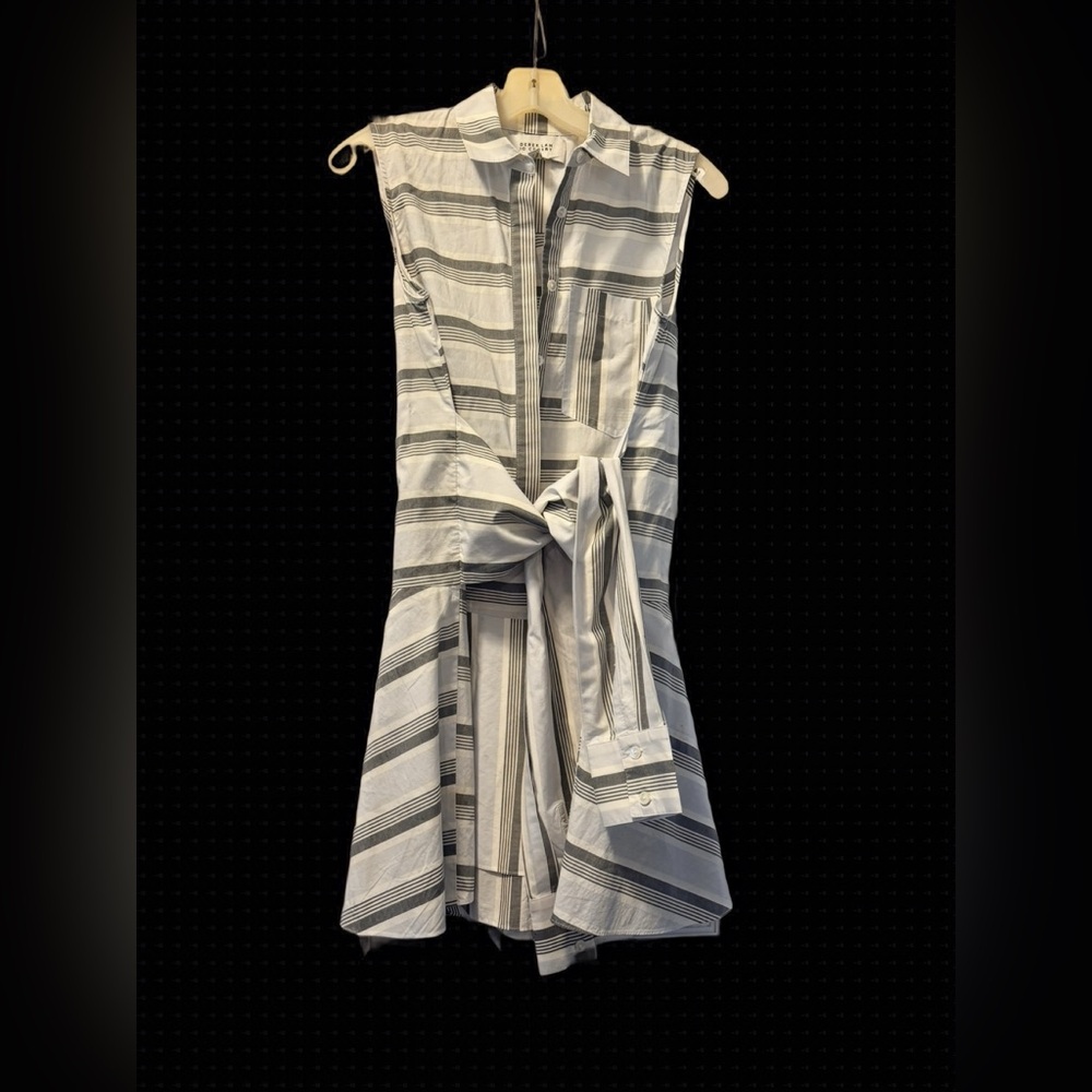 Derek Lam 10 Crosby Striped Tie-Waist Dress – Size 2 AS SEEN ON ELEMENTARY!